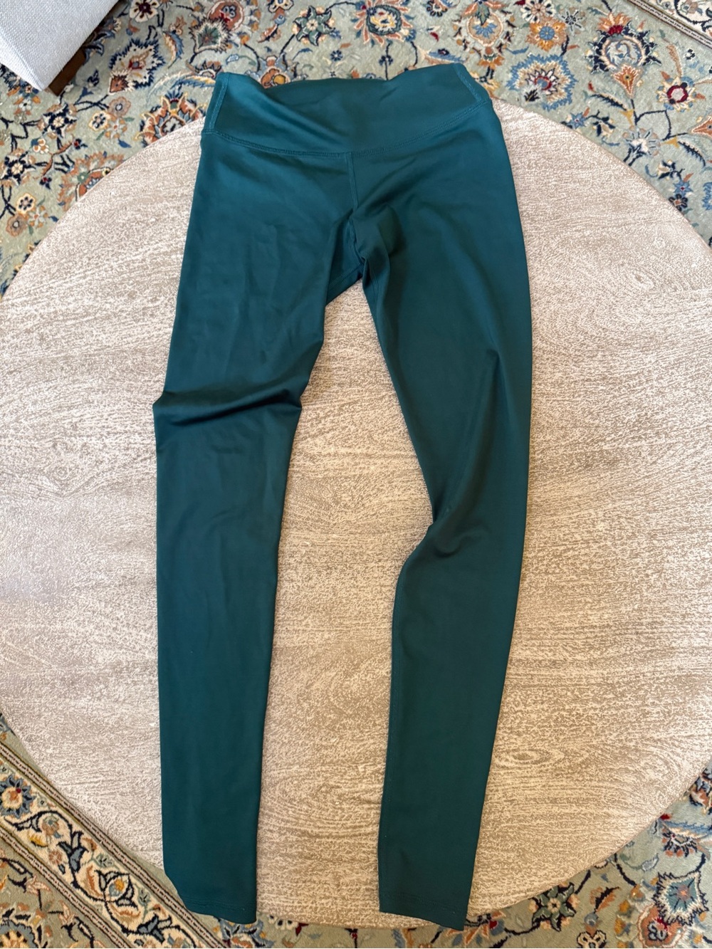 Mika Yoga Wear Teal Green High-Waist Leggings